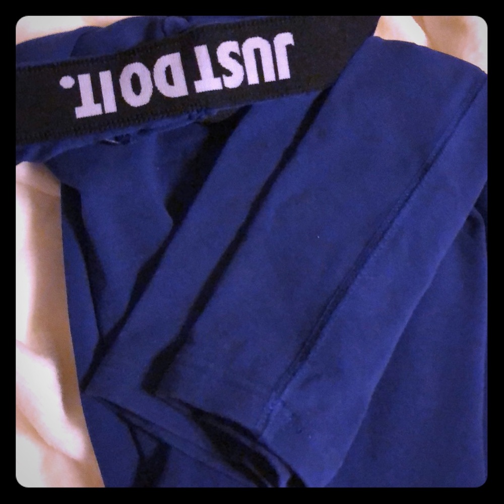 Blue nike spandex